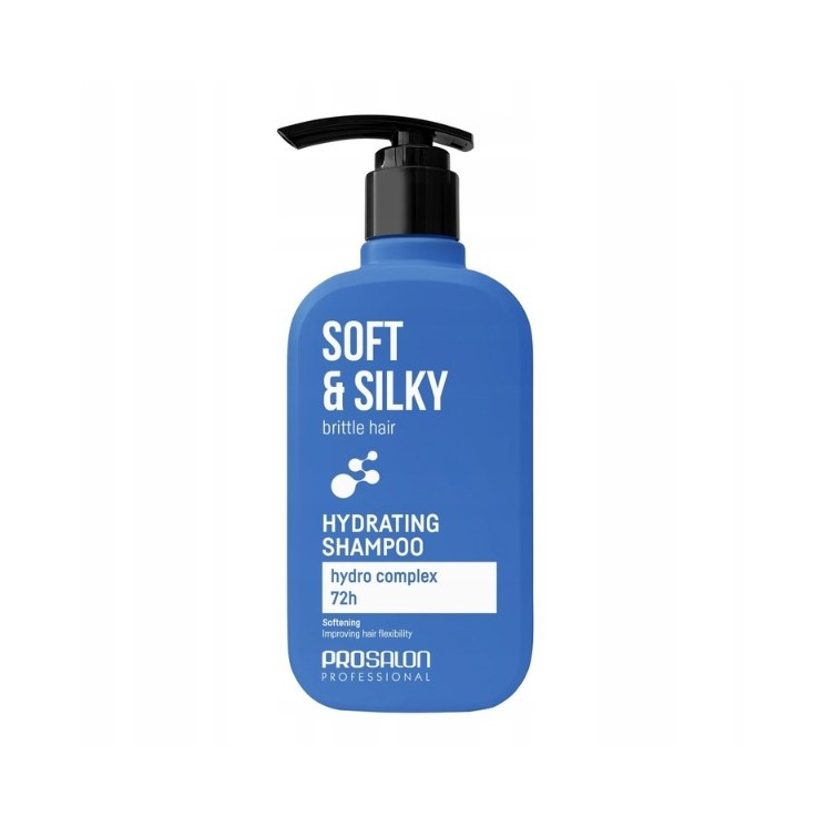 Prosalon Professional Soft & Silky feuchtigkeitsspendendes Haarshampoo 375 ml