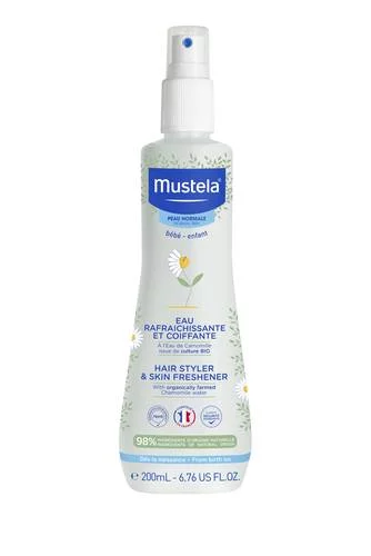 Eau rafraîchissante et coiffante - Peau Normale Mustela - 200ml
