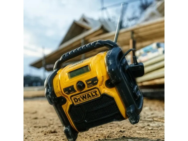DeWALT DCR020-QW, Bærbar, Digital, DAB, FM, LED, Grøn, Sort, Gul
