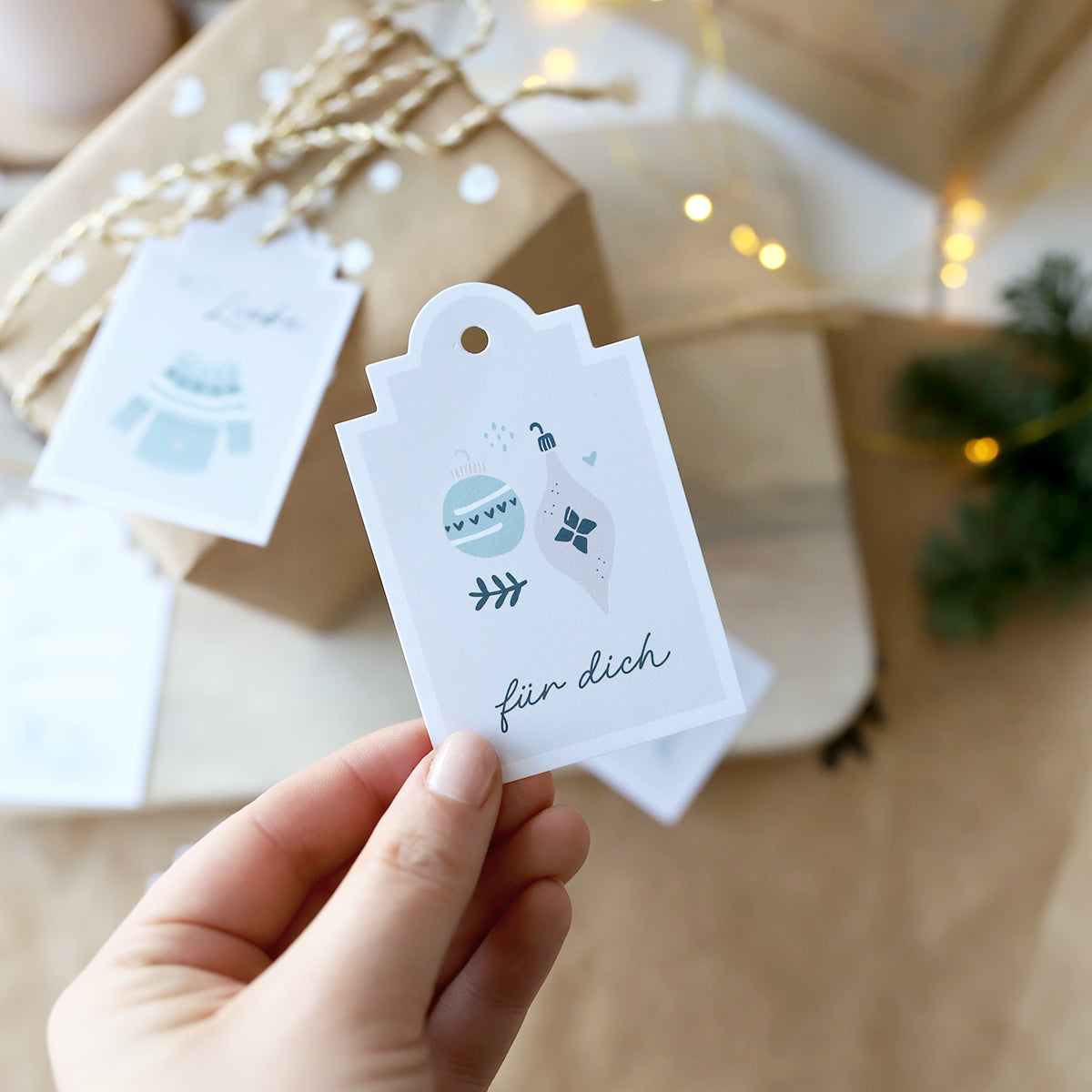 Geschenkanhänger „Mit Liebe