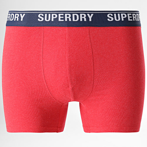 Lot De 2 Boxers Classic Bordeaux Rouge