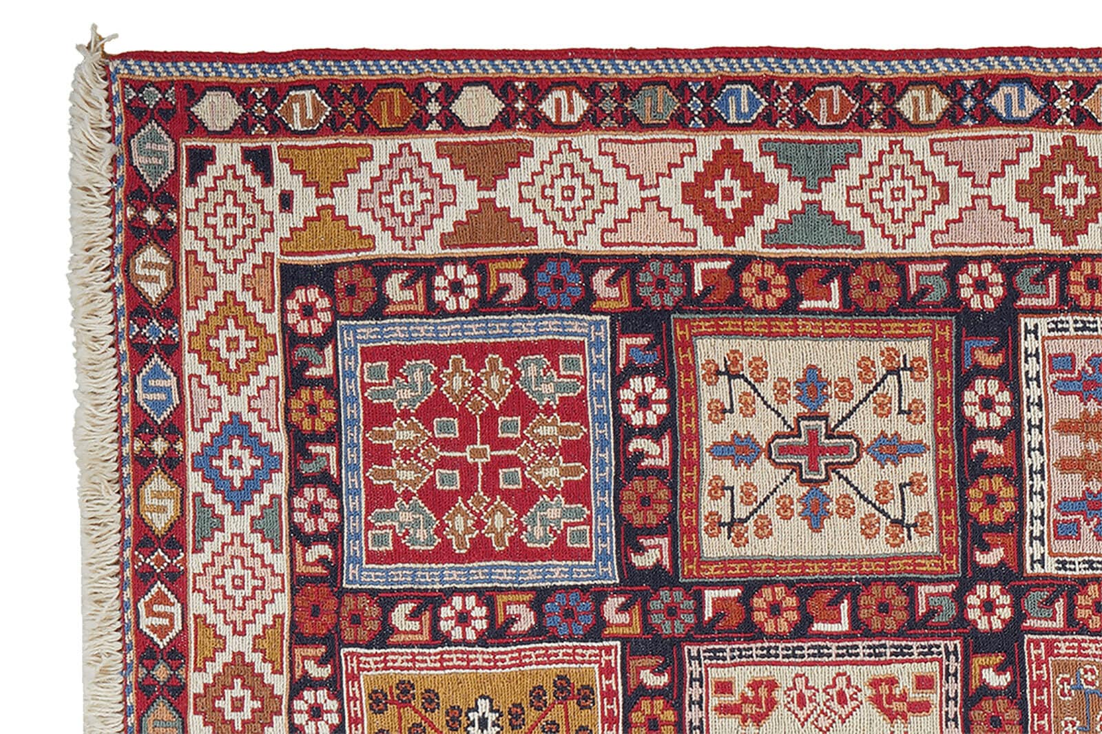 porta x Ipek Kelimteppich SUMAK SHAHSAVAN AVA 106 x 152 cm mehrfarbig