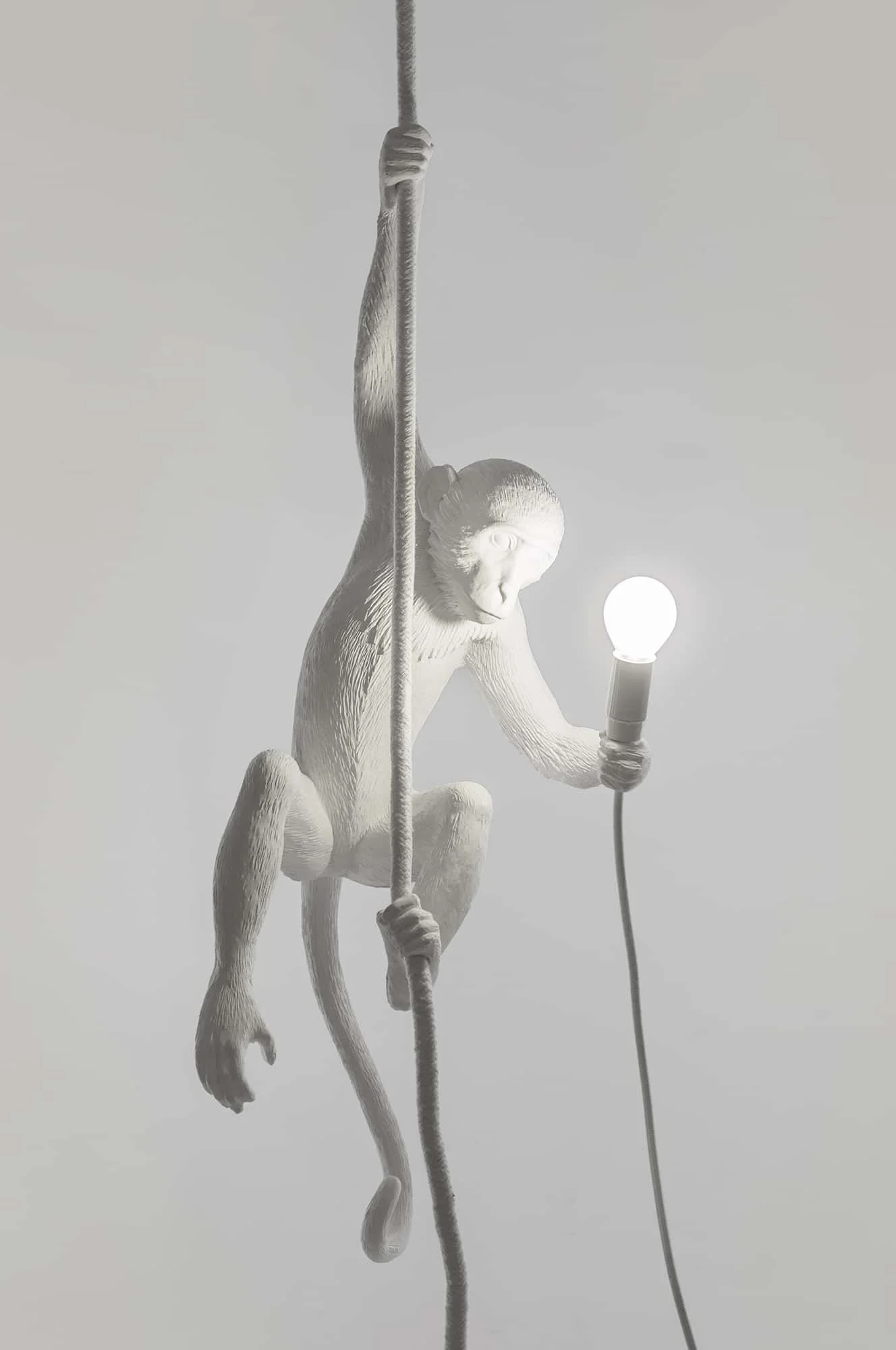 MONKEY HANGING - Suspension | Blanc