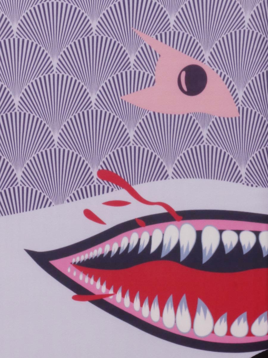 Housse de valise Periea Purple Shark S