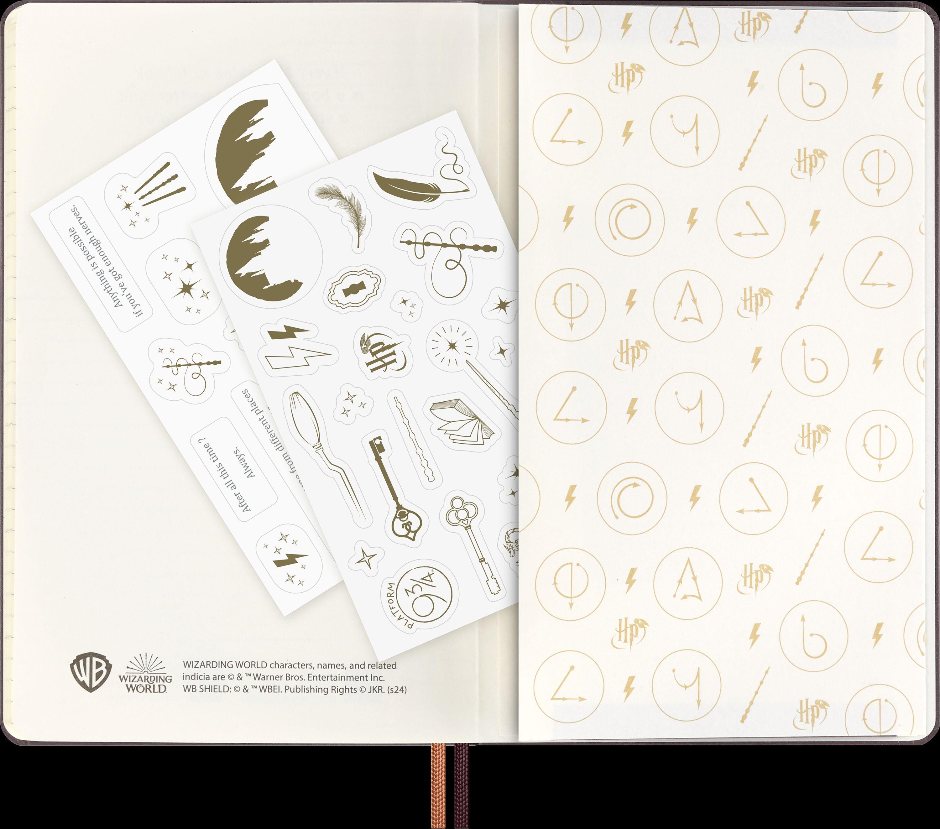Moleskine Harry Potter Accio 12 Monate Tageskalender 2025, L/A5