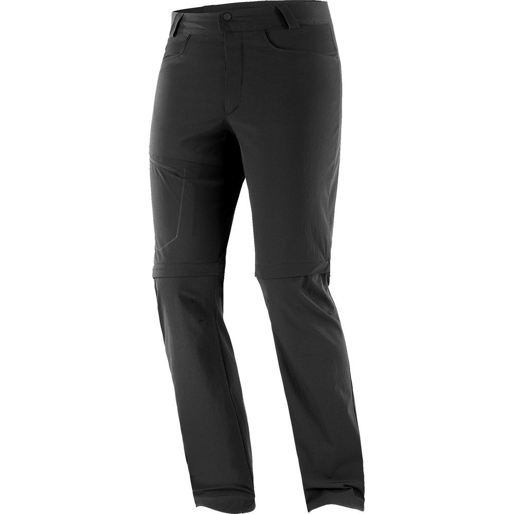 Salomon Wayfarer Zip-Off Hose Herren schwarz