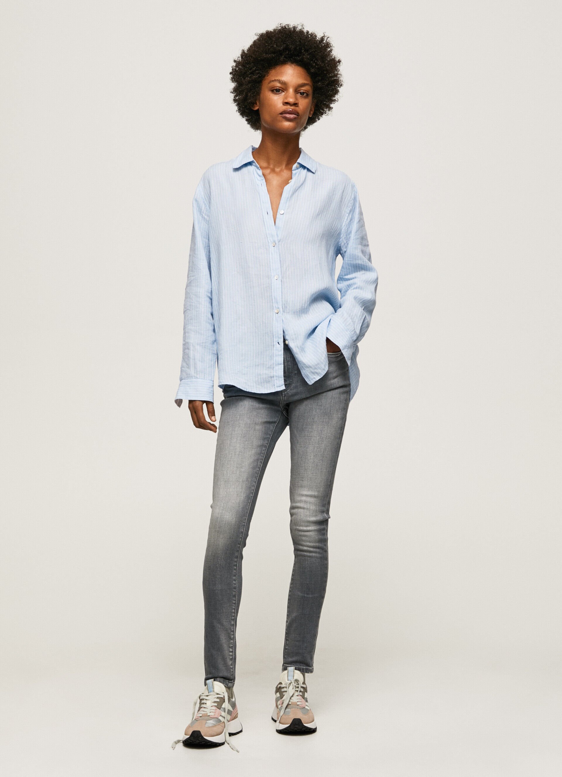 Calça jeans skinny de cintura alta Regent Fit - jeans