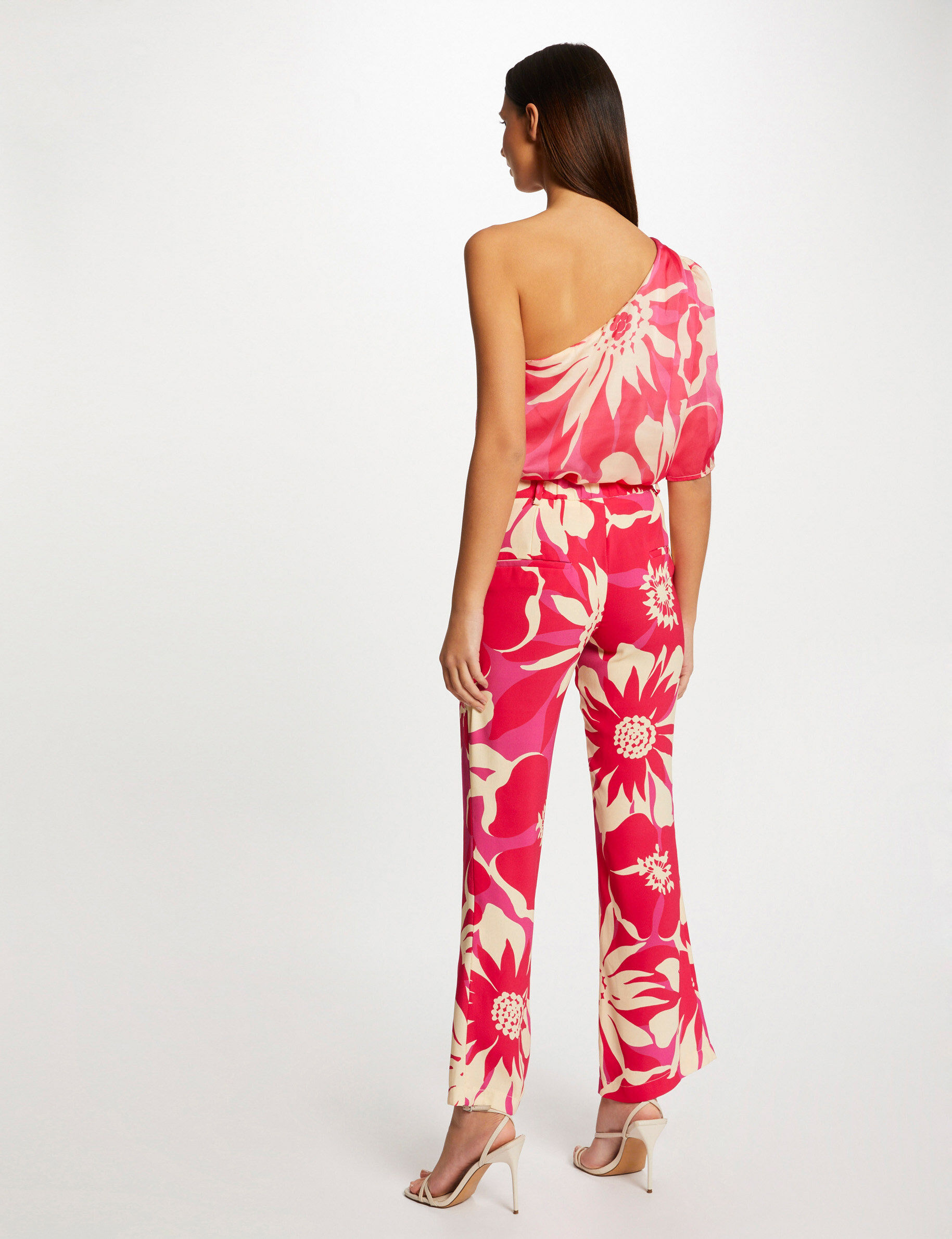 Blouse asymétrique imprimé floral multico femme - multico