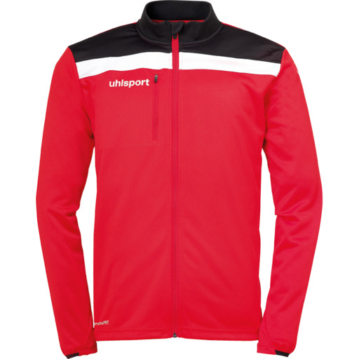 Jaqueta Offense 23 Poly Vermelha/Preta/Branca Uhlsport