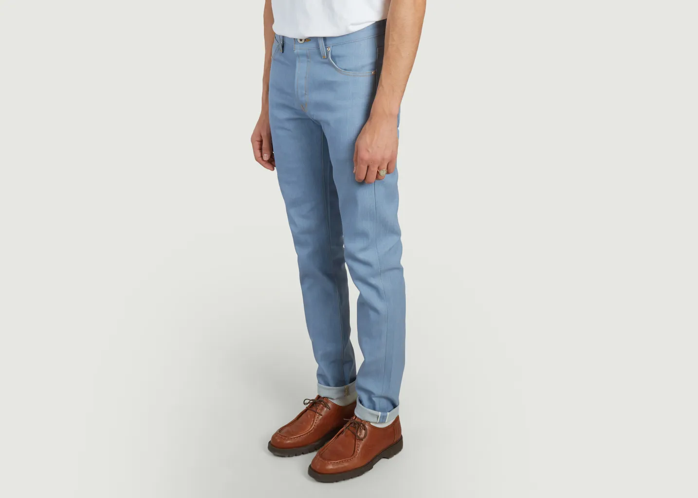 Jean Super Guy - Left Hand Twill Selvedge - Sky Blue Edition Naked and Famous