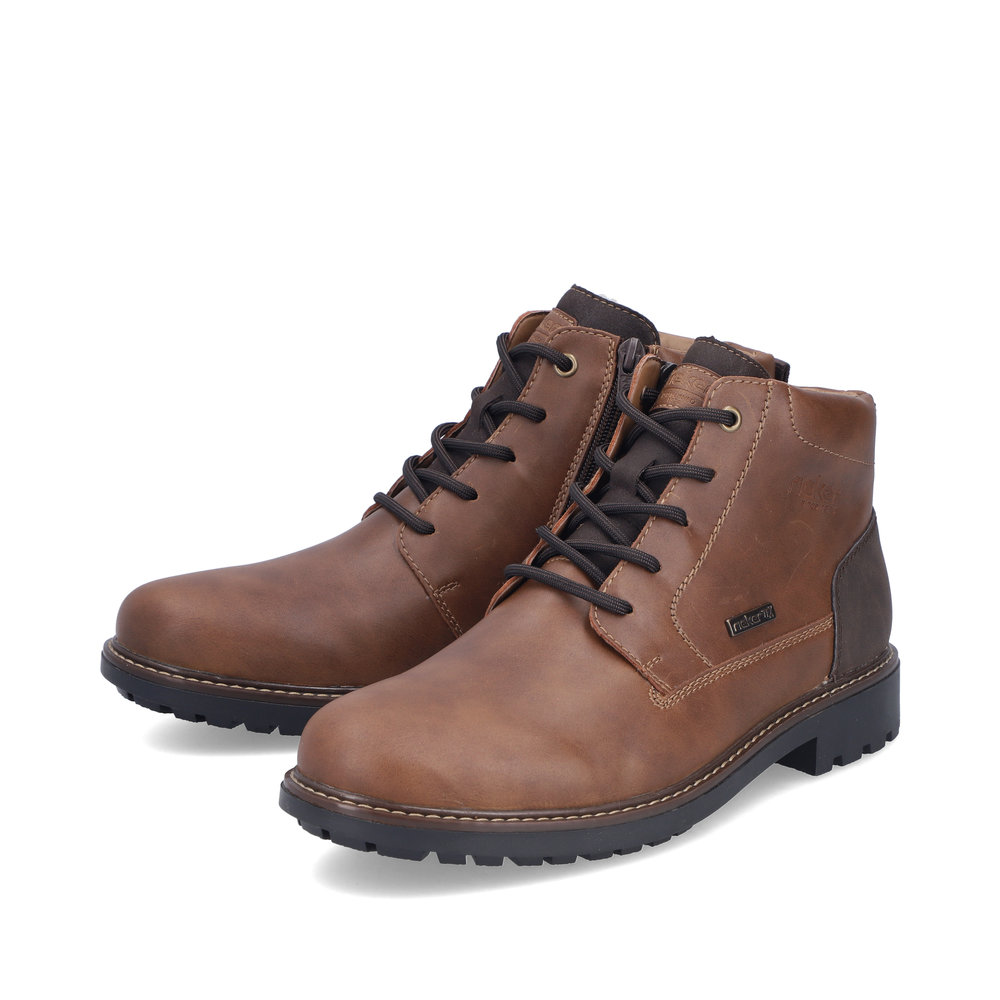 Rieker Herren-TEX-Schnürstiefel gefüttert Braun
