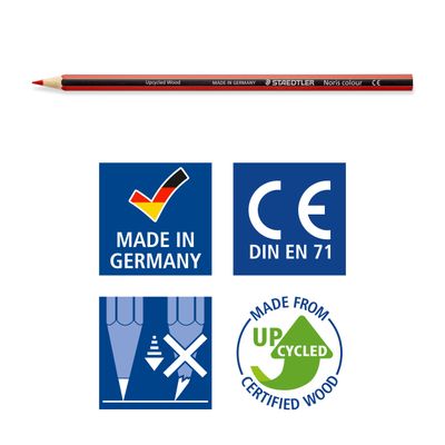 STAEDTLER Noris Color - 24 Crayons de couleur
