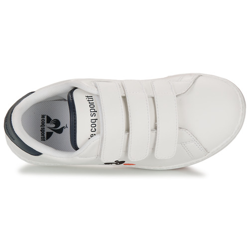 Le Coq Sportif - COURTSET_2 KIDS - Blanc / Marine