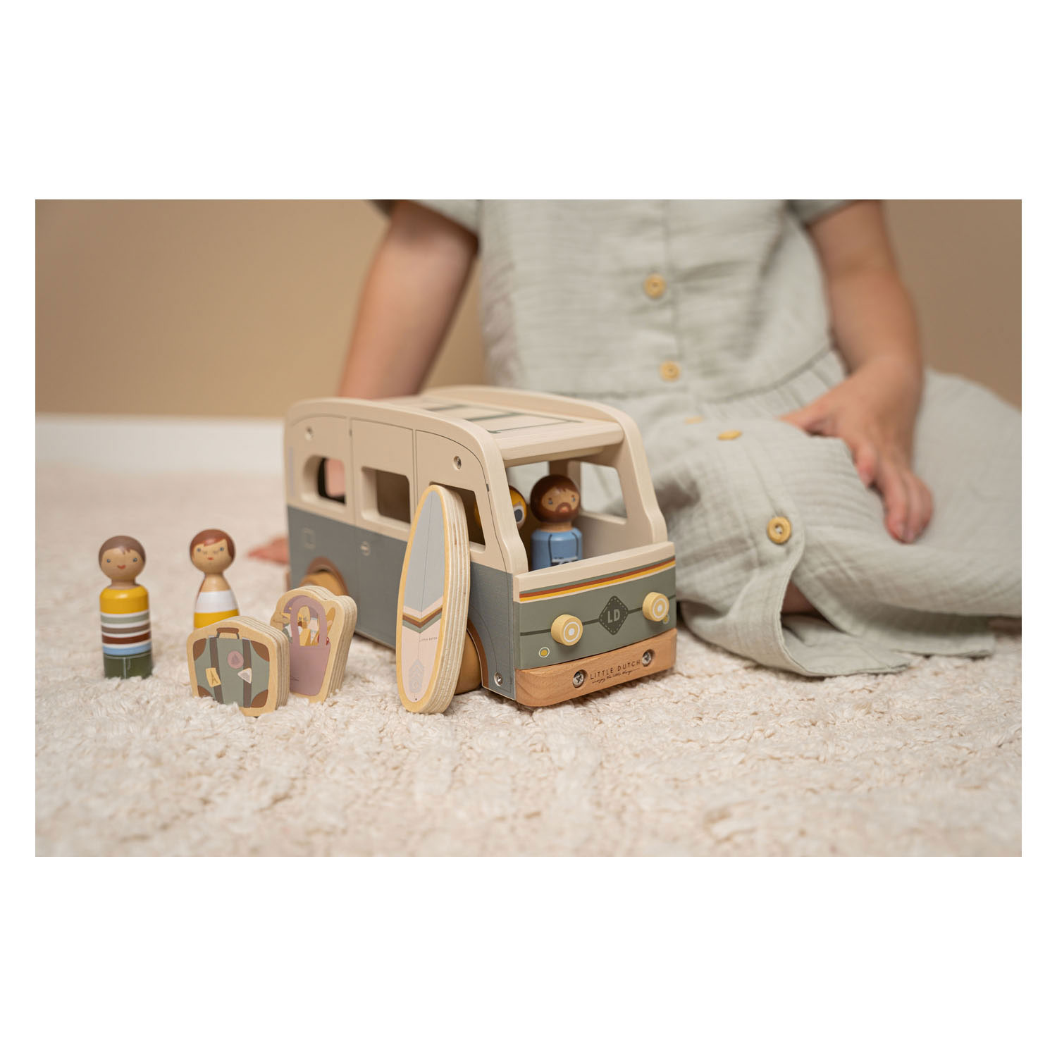 Little Dutch Houten Camper Vintage FSC