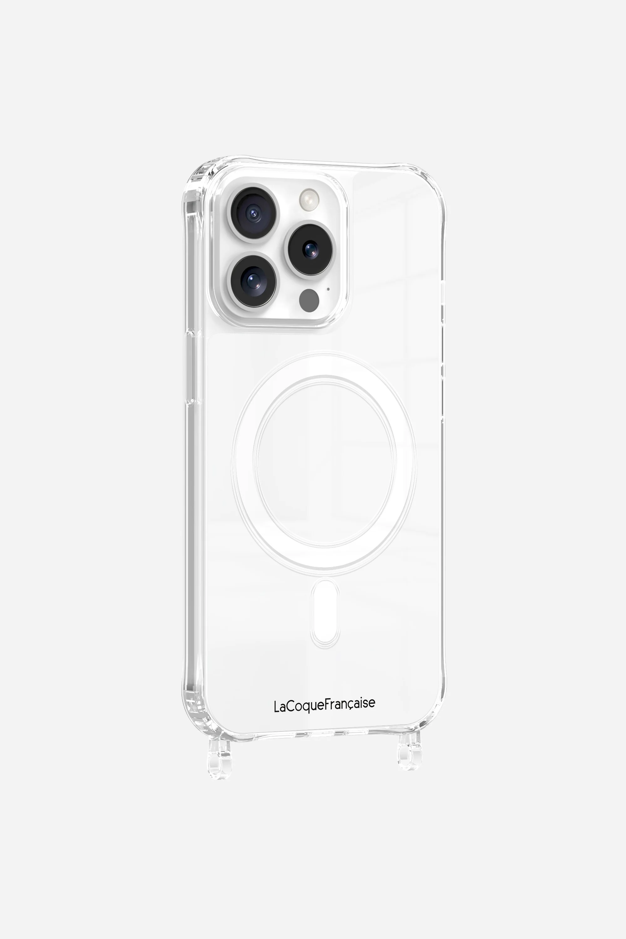 Coque de téléphone magsafe avec anneaux pour iphone 13 pro | Argent