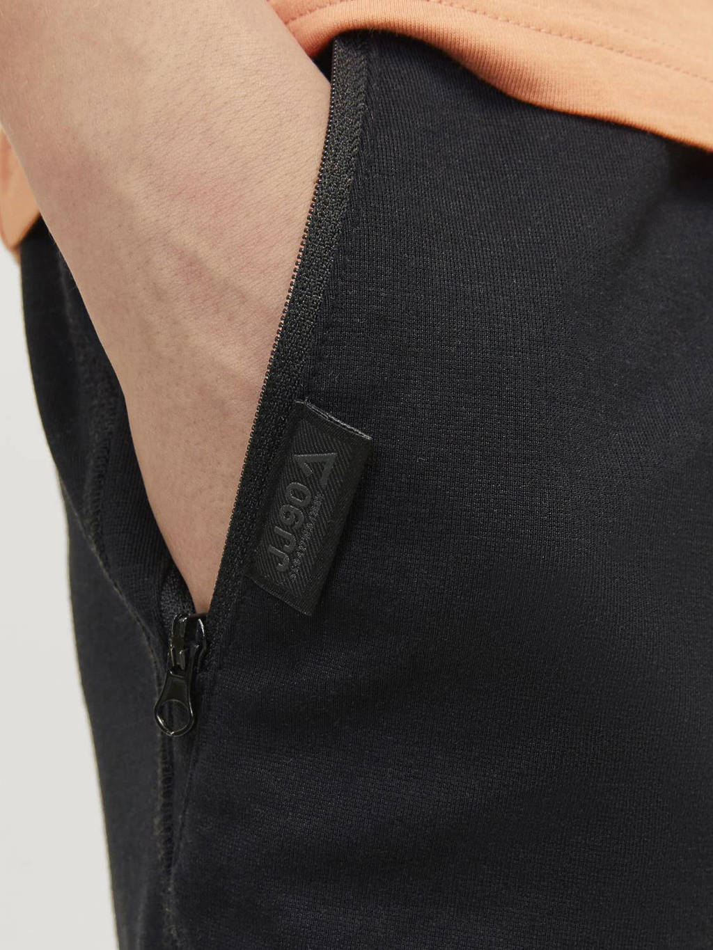 JACK & JONES sweatshort JPSTENCLOUD zwart