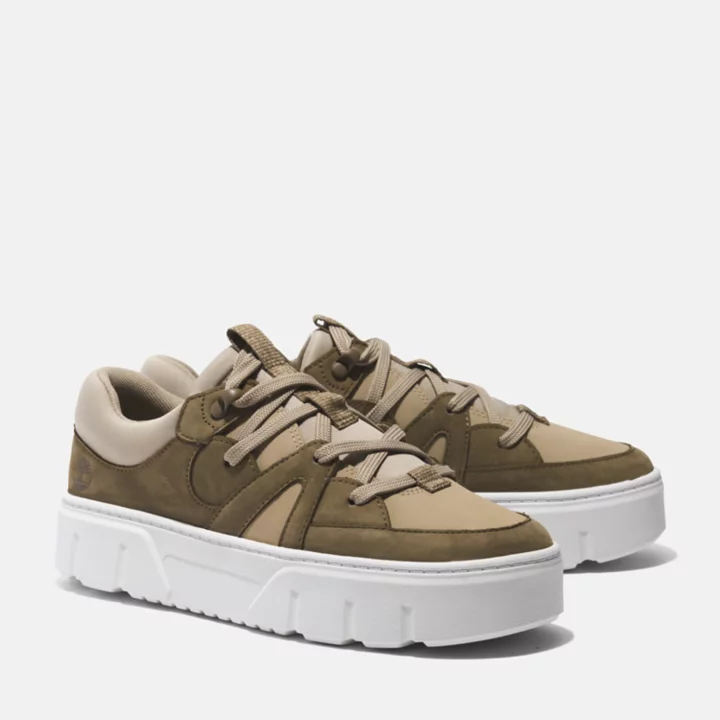 Basket basse à lacets Laurel Court pour femme en vert