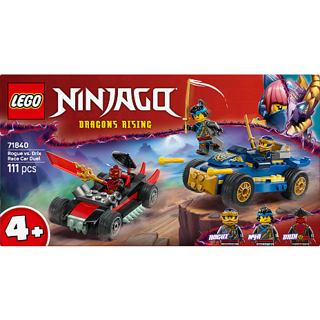 LEGO Ninjago Rogue og Drix i racerbilsduel 71840
