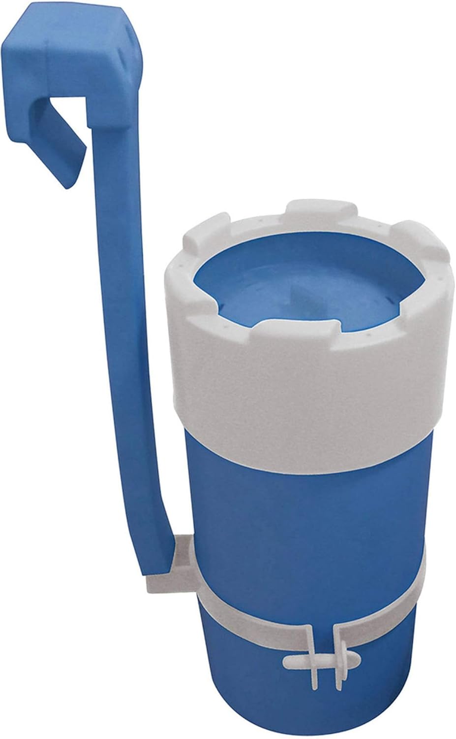 Stahlwandpool Set rund Arizona 350x90 cm, Stahl 0,3 mm weiß, Folie 0,2 mm blau, Overlap