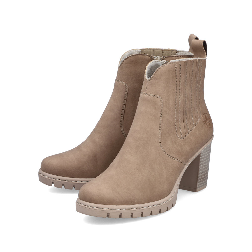 Rieker Damen-Stiefelette Beige