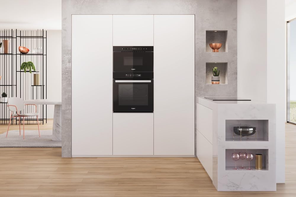 Four encastrable pyrolyse Whirlpool AKZ96290NB - Four multifonction Chaleur tournante ou pulsée / 73 litres / Classe A+ / Noir / Porte froide (4 vitres)