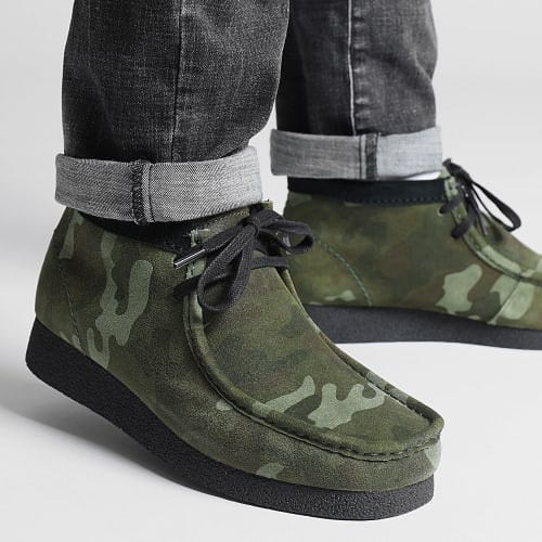 Chaussures Wallabee Evo Dark Olive Suede