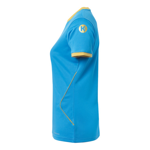 Curve Camiseta Mc De Mujer Kempa Azul/dourado Kempa