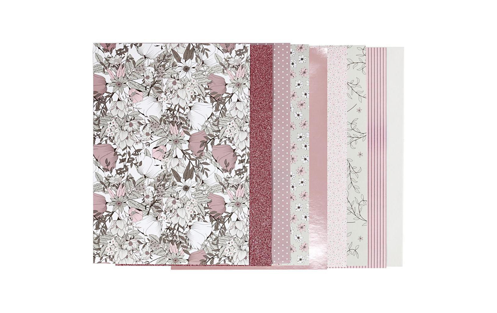 Bastelpapier Vivi Gade-Design 20 x 30 cm, 24 BlattBastelpapier