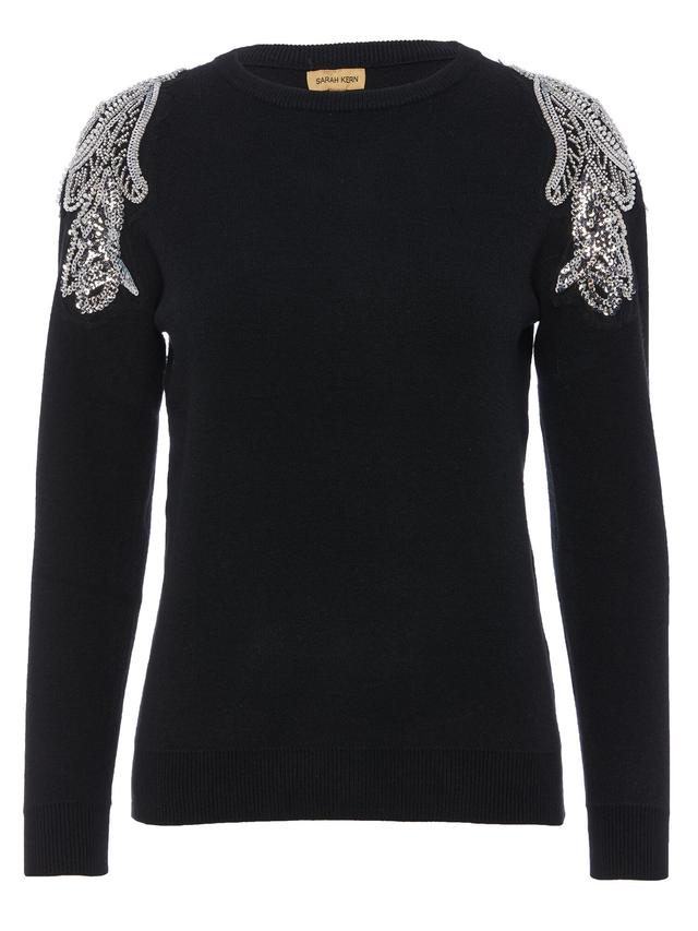 Pullover mit Verzierung