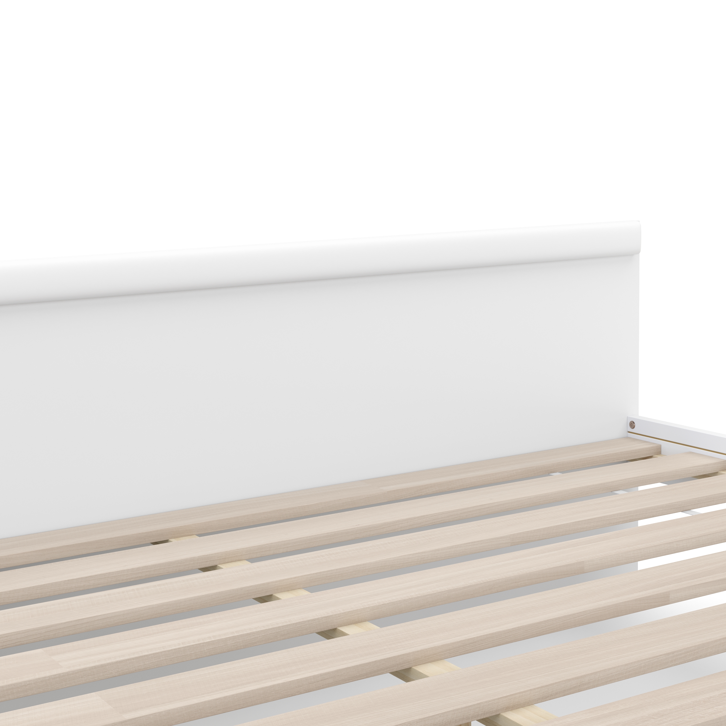 Bett Holz BELLA mit Stauraum und Schubladen 160 x 200 cm weiss