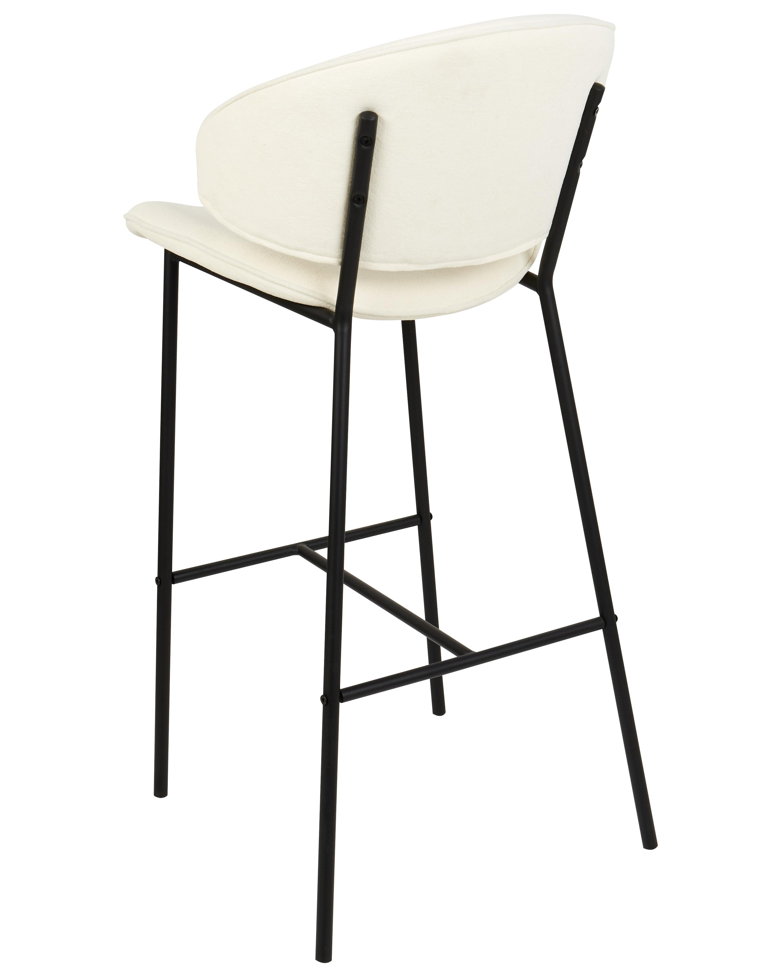 Set van 2 barstoelen KIANA Lichtbeige