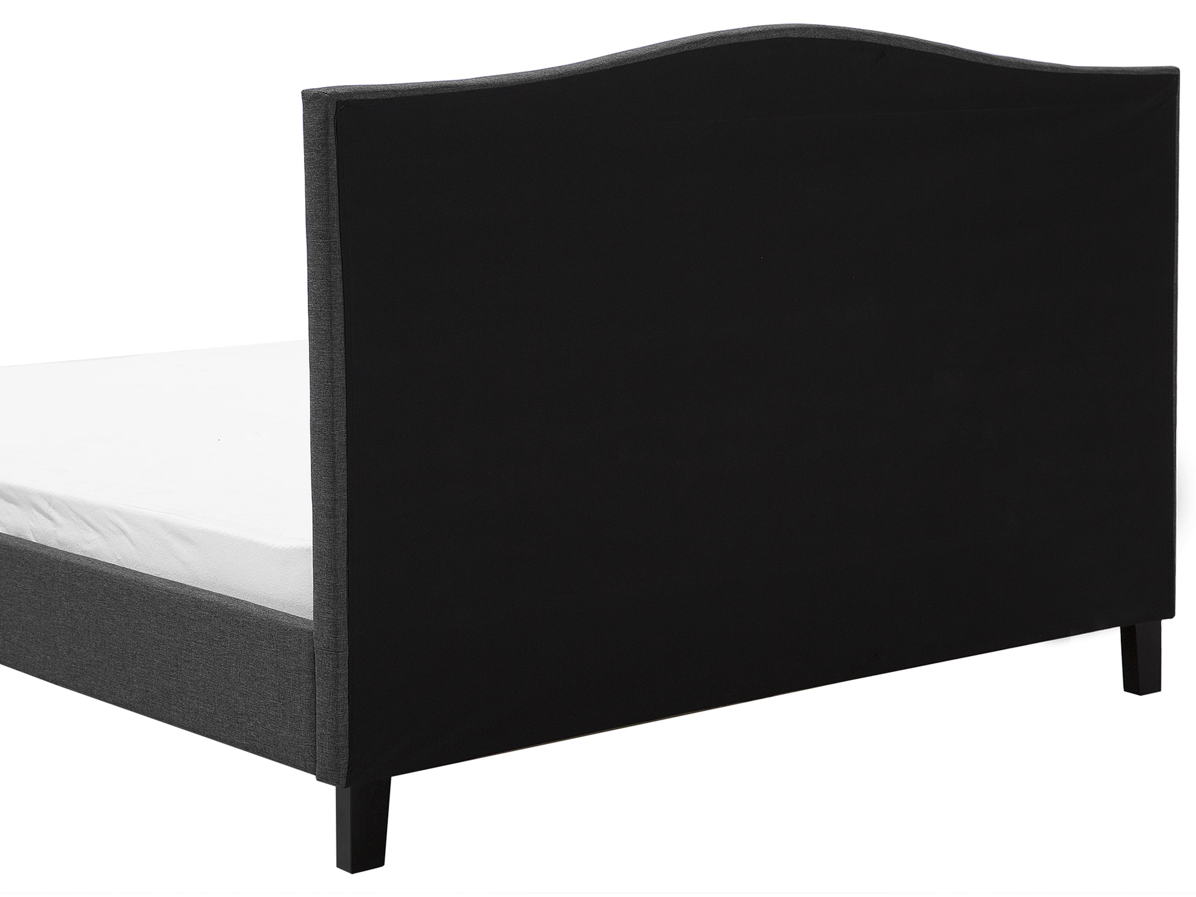 Bed Stof MONTPELLIER 180 x 200 cm Donkergrijs
