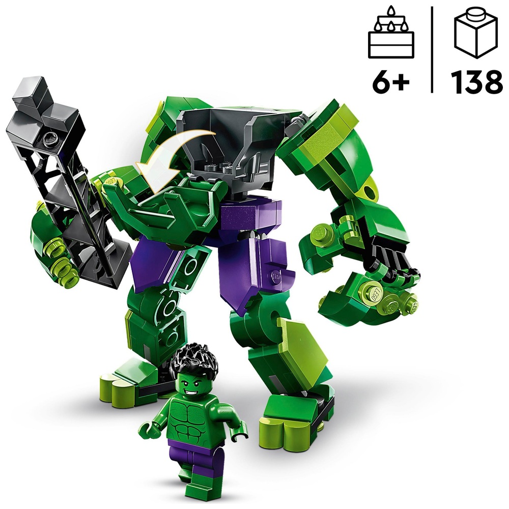 LEGO Marvel 76241 Hulk Mech-Rüstung Avengers Actionfigur