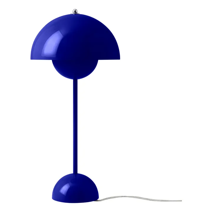 & Tradition Lampe à poser Flowerpot VP3, Verner Panton, 1969 | Bleu