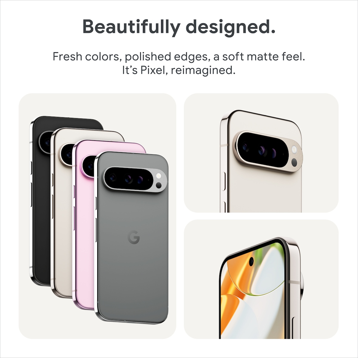 Google Pixel 9 Pro XL 5G smarttelefon 16/256GB (rose quartz)