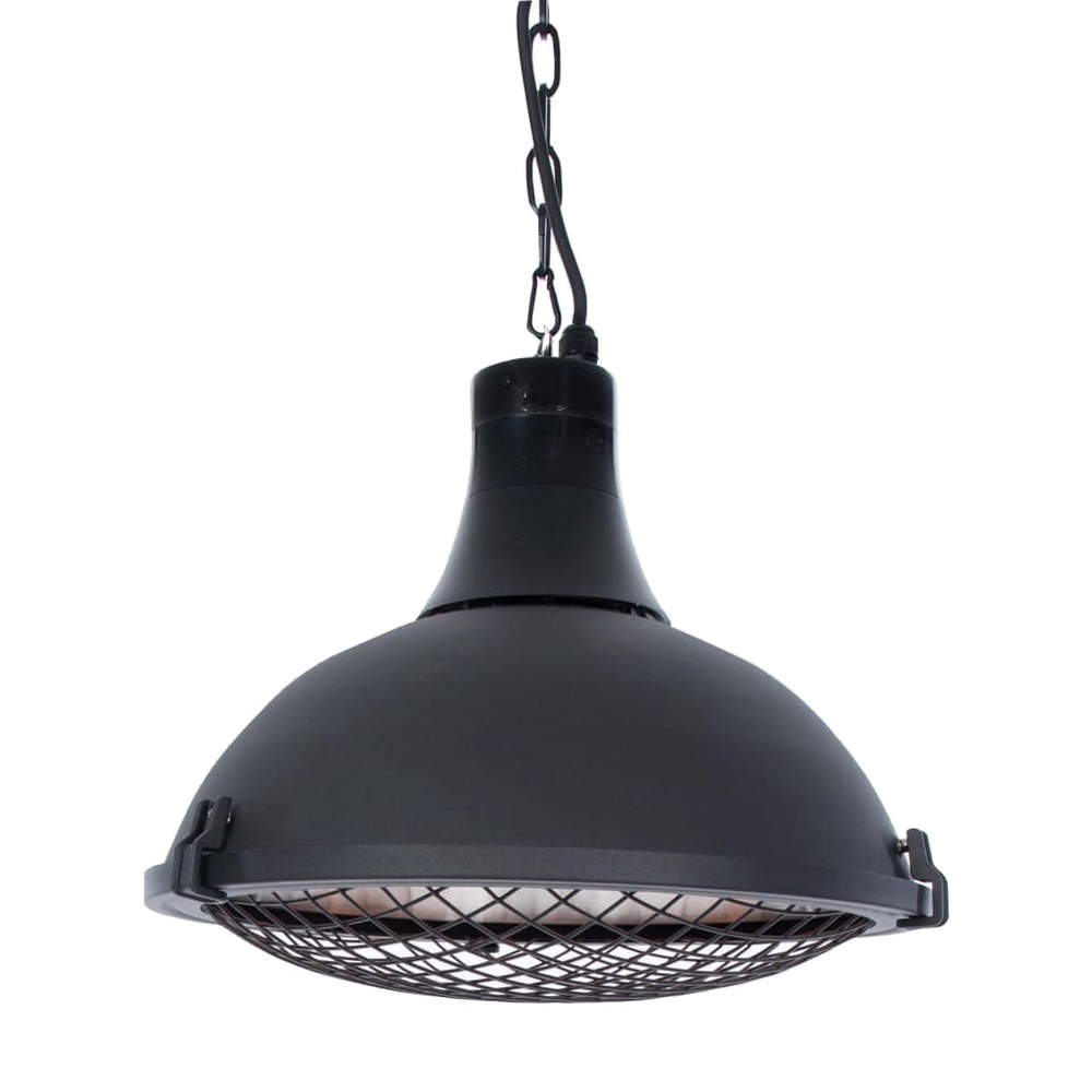 Chauffage suspendu indus ii 2100 w halogène noir