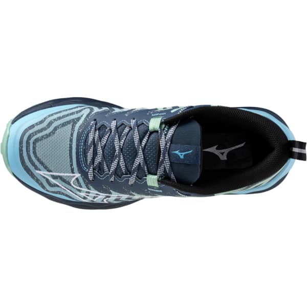 Chaussure trail MIZUNO WAVE DAICHI 8 W DUSTY JADE GREEN/WHITE/RIVER BLUE