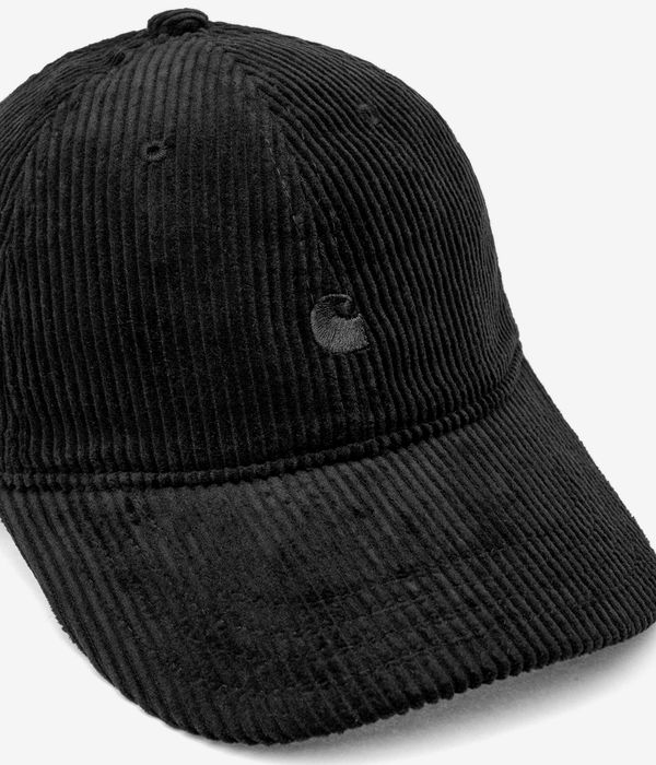 Carhartt WIP Harlem Corduroy 6 Panel Cap (black)