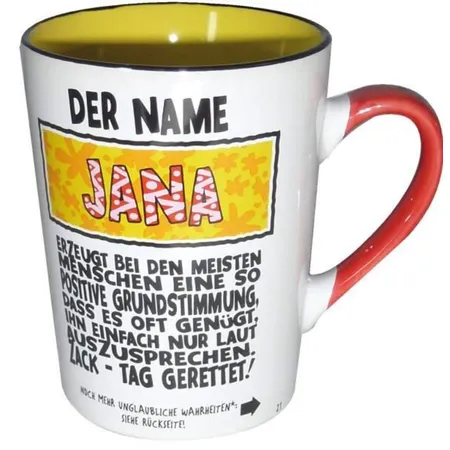 Depesche Weltbester Becher mit Name Jana