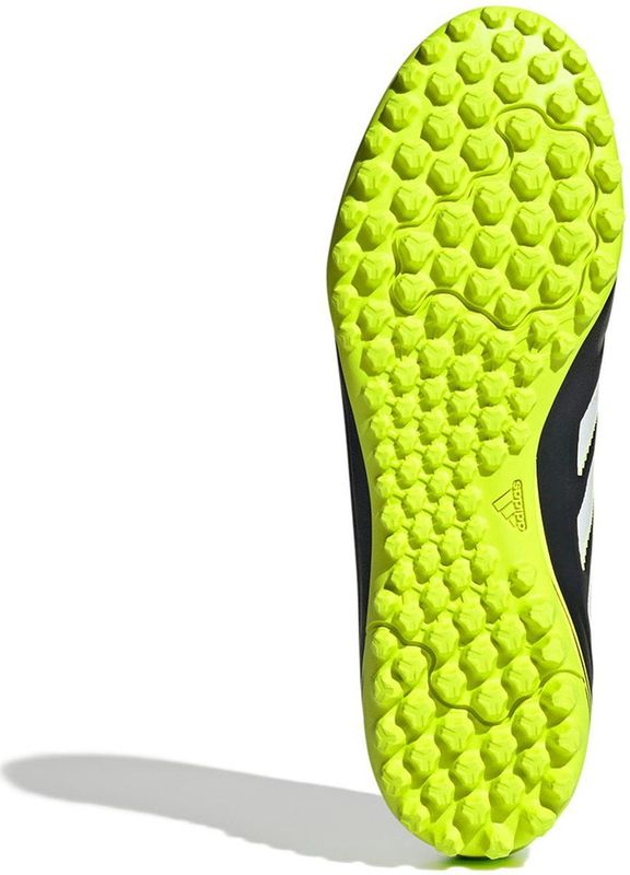 adidas - Copa Pure 3 Club TF - Voetbalschoenen - Core Black/White/Lucid Lemon - Synthetisch Bovenwerk