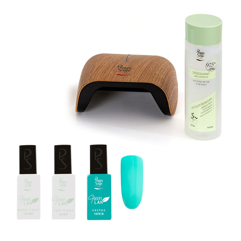 Kit de vernis à ongles longue tenue Green Lak cactus