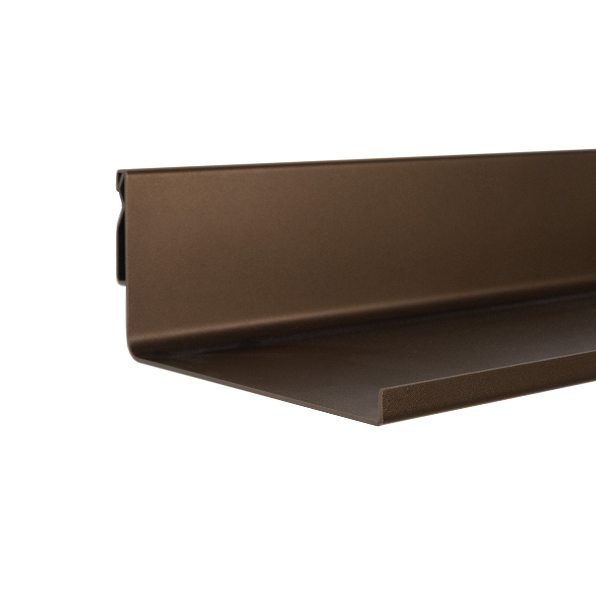 Wandplank 150x15 cm anodic bruin