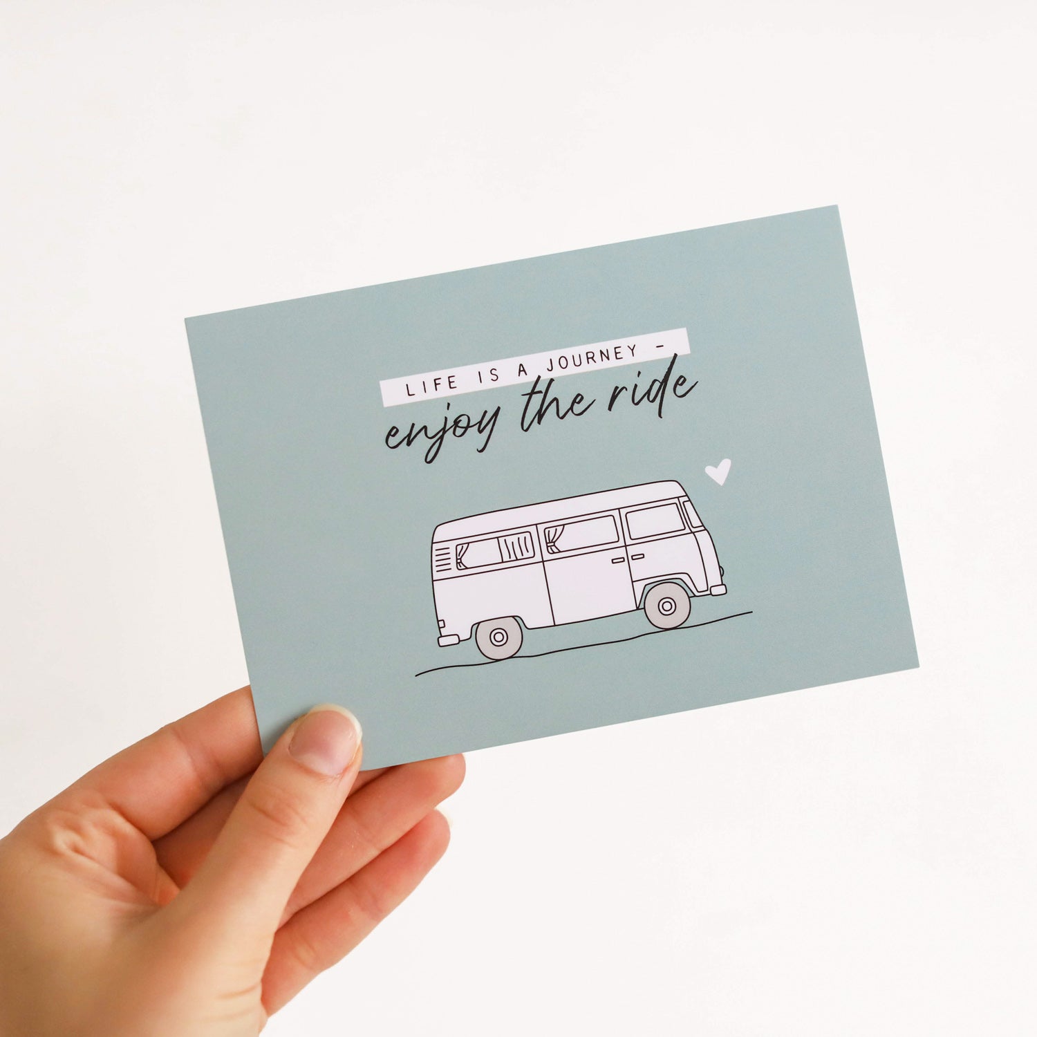 Postkarte „Life is a journey