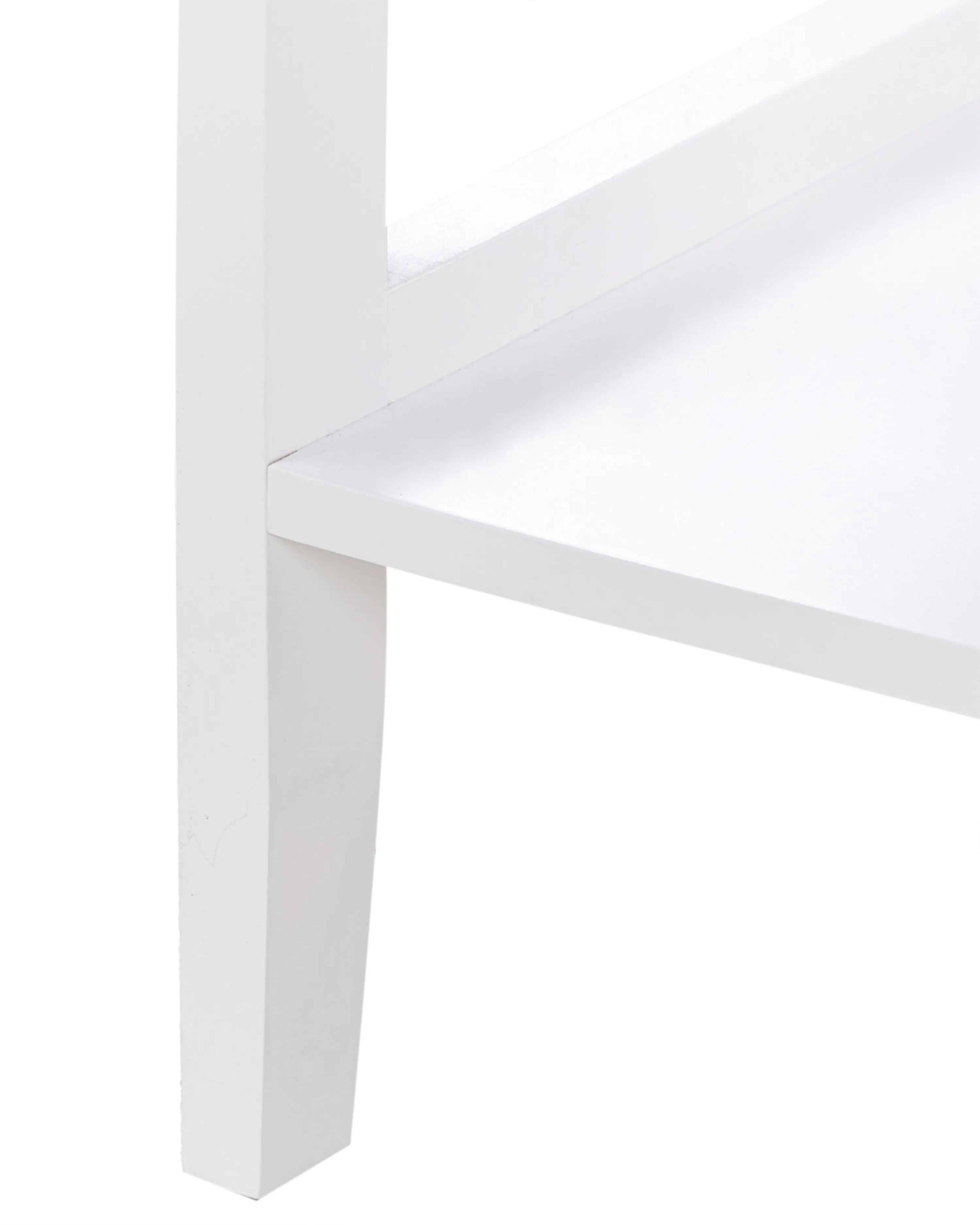 Dressoir met glazen deuren met plank INLET 80 cm Wit