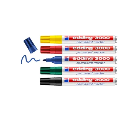 edding 3000 Permanent Marker, 5er-Set