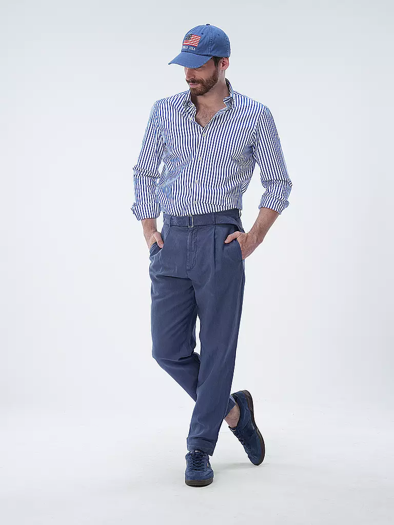POLO RALPH LAUREN Hemd Custom Fit blau