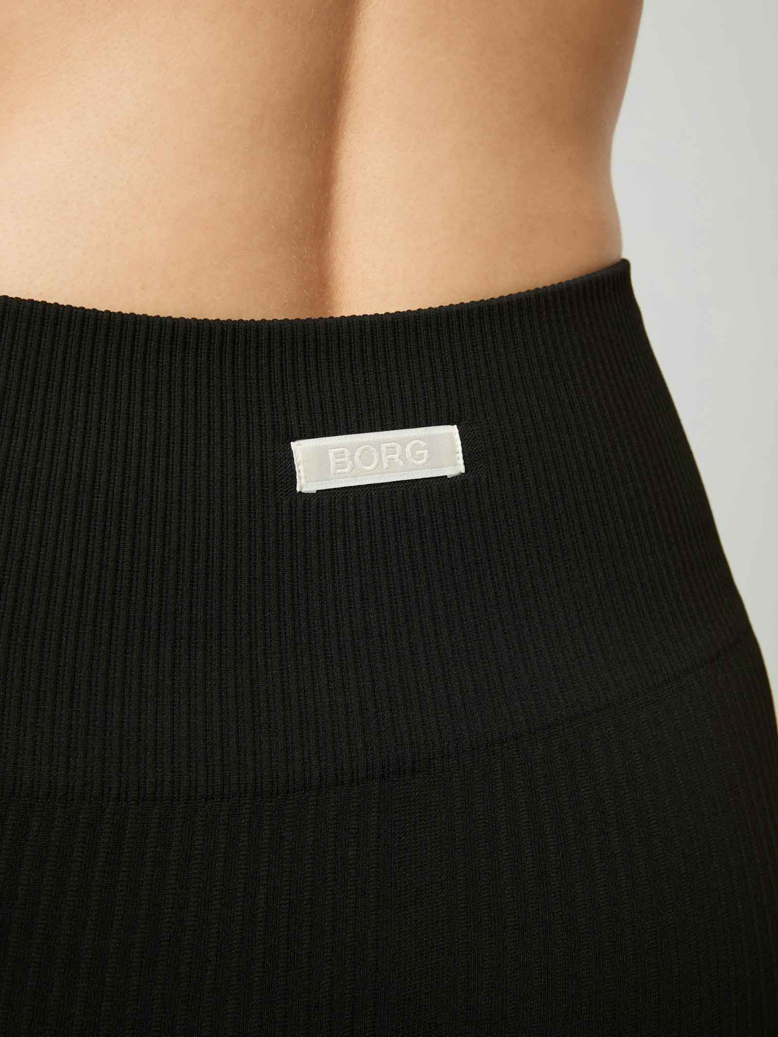 Studio Seamless Rib Tights Dame BK001/Black Beauty