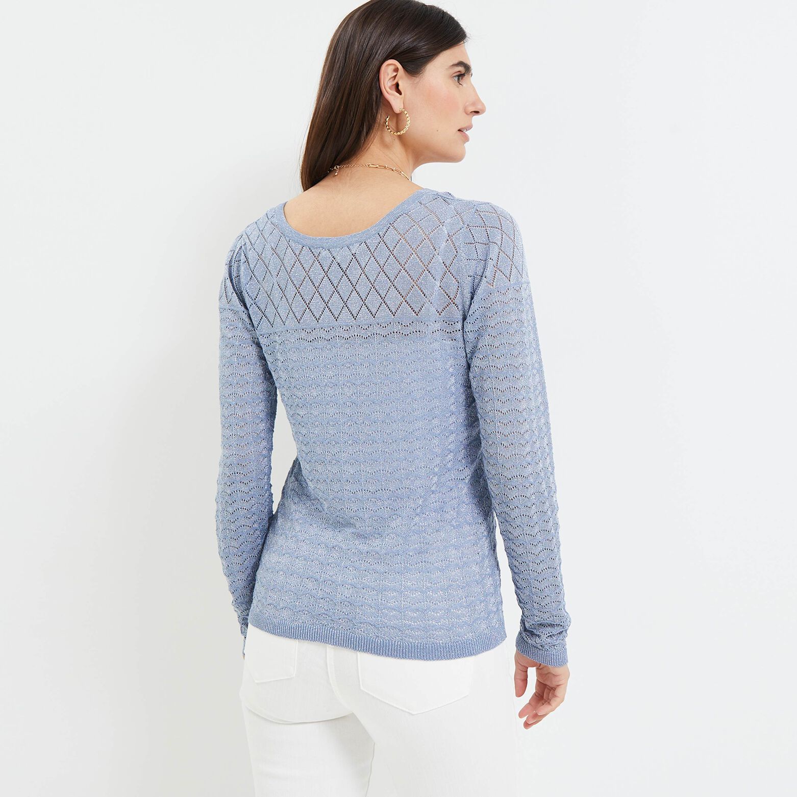 Gilet ajouré femme