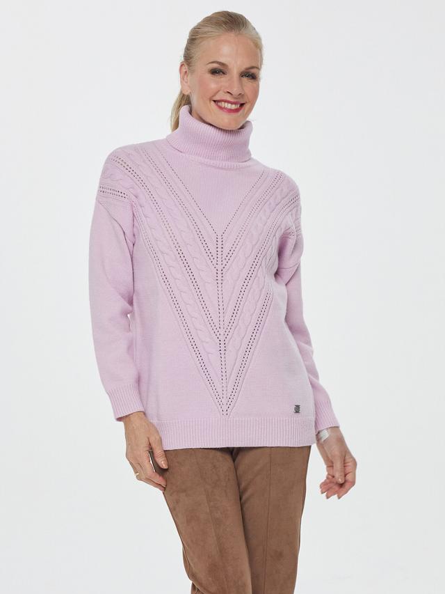 Pullover Zopfmotiv