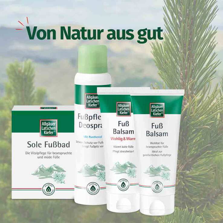 Allgäuer Latschenkiefer Fuß Balsam wohlig & warm, 100 ml